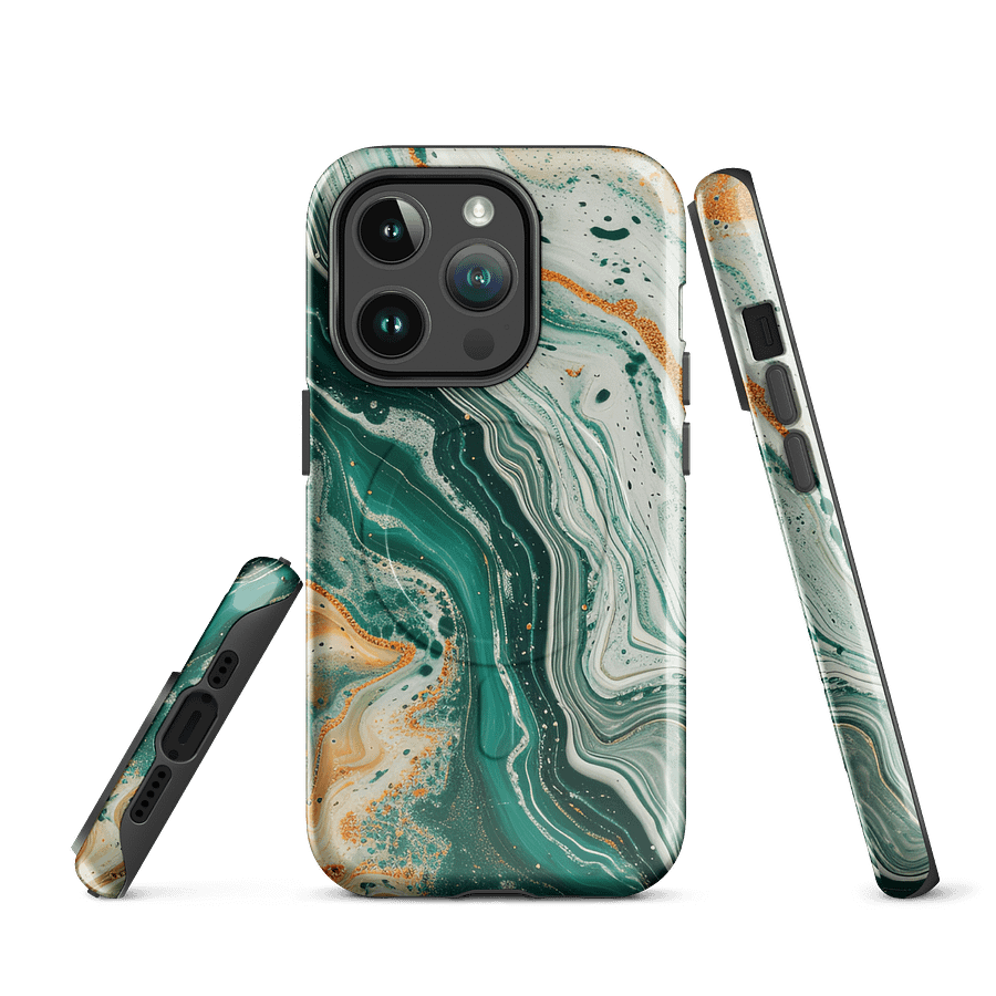 Marble Swirl MagSafe® iPhone Tough Case product image (3)