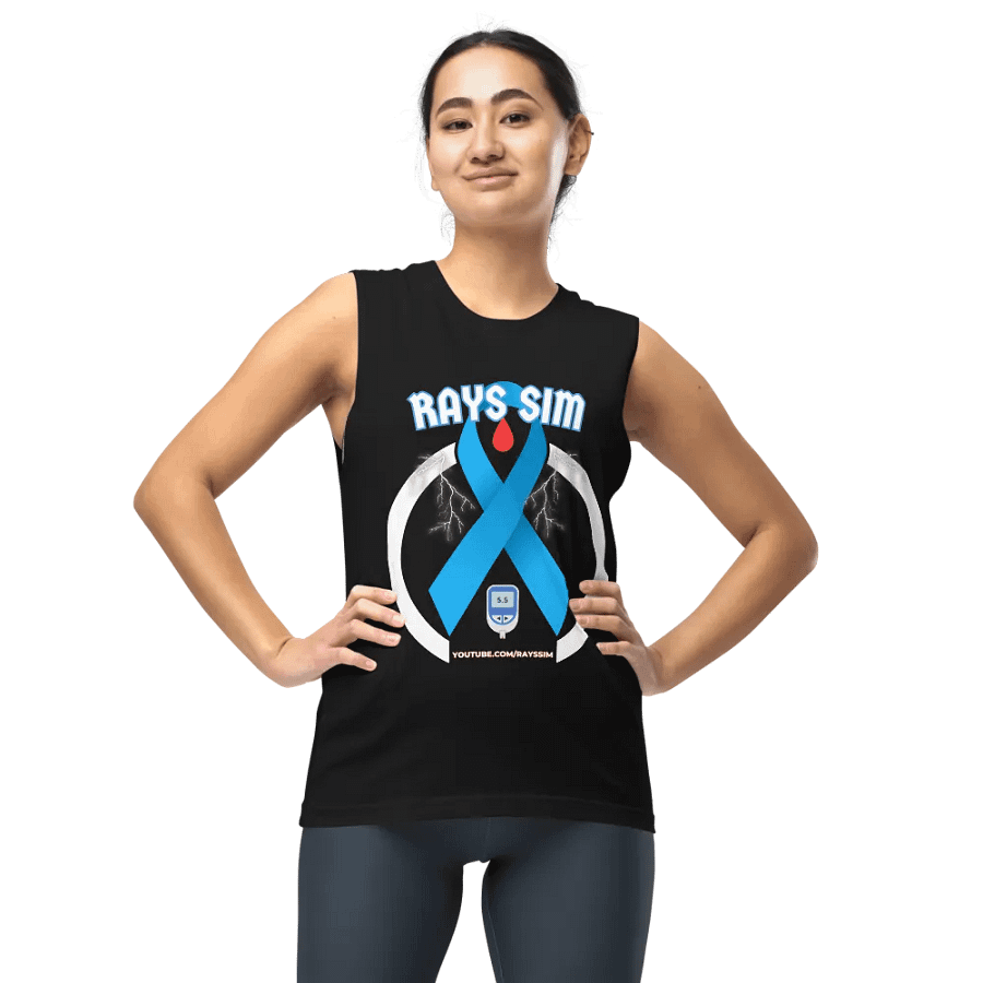 RAYS SIM Awareness Emblem Muscle Tank product image (9)