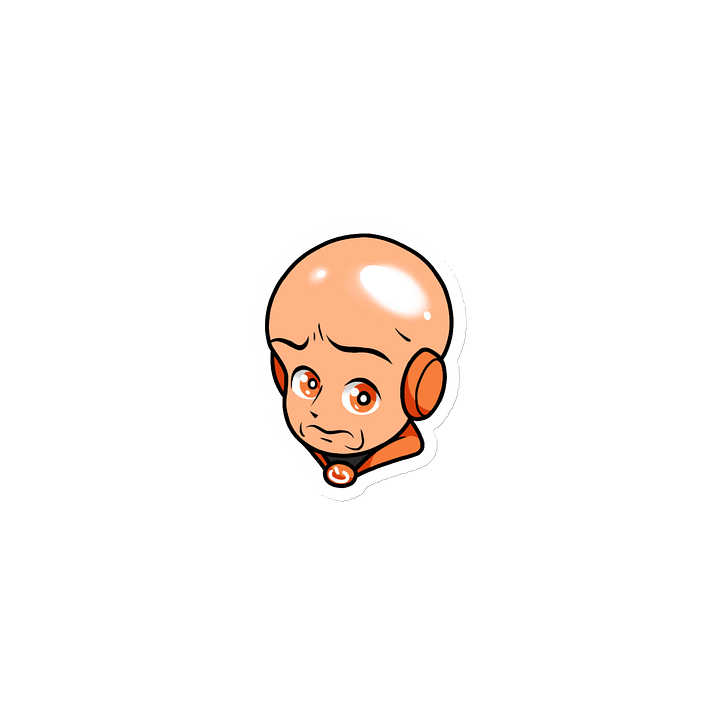 PowerBald Die-Cut Magnet product image (1)