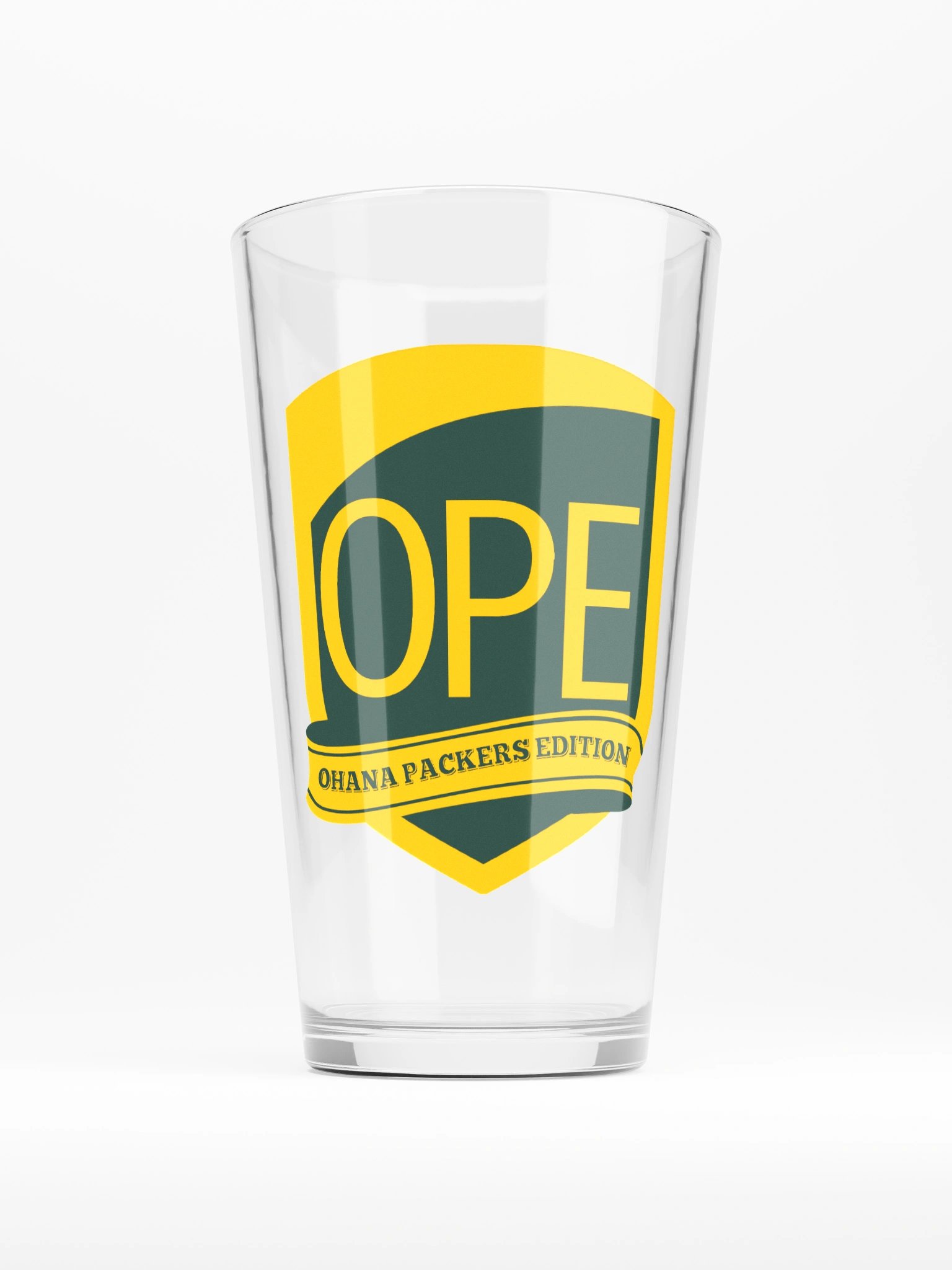 OPE Logo Pint glass product image (1)