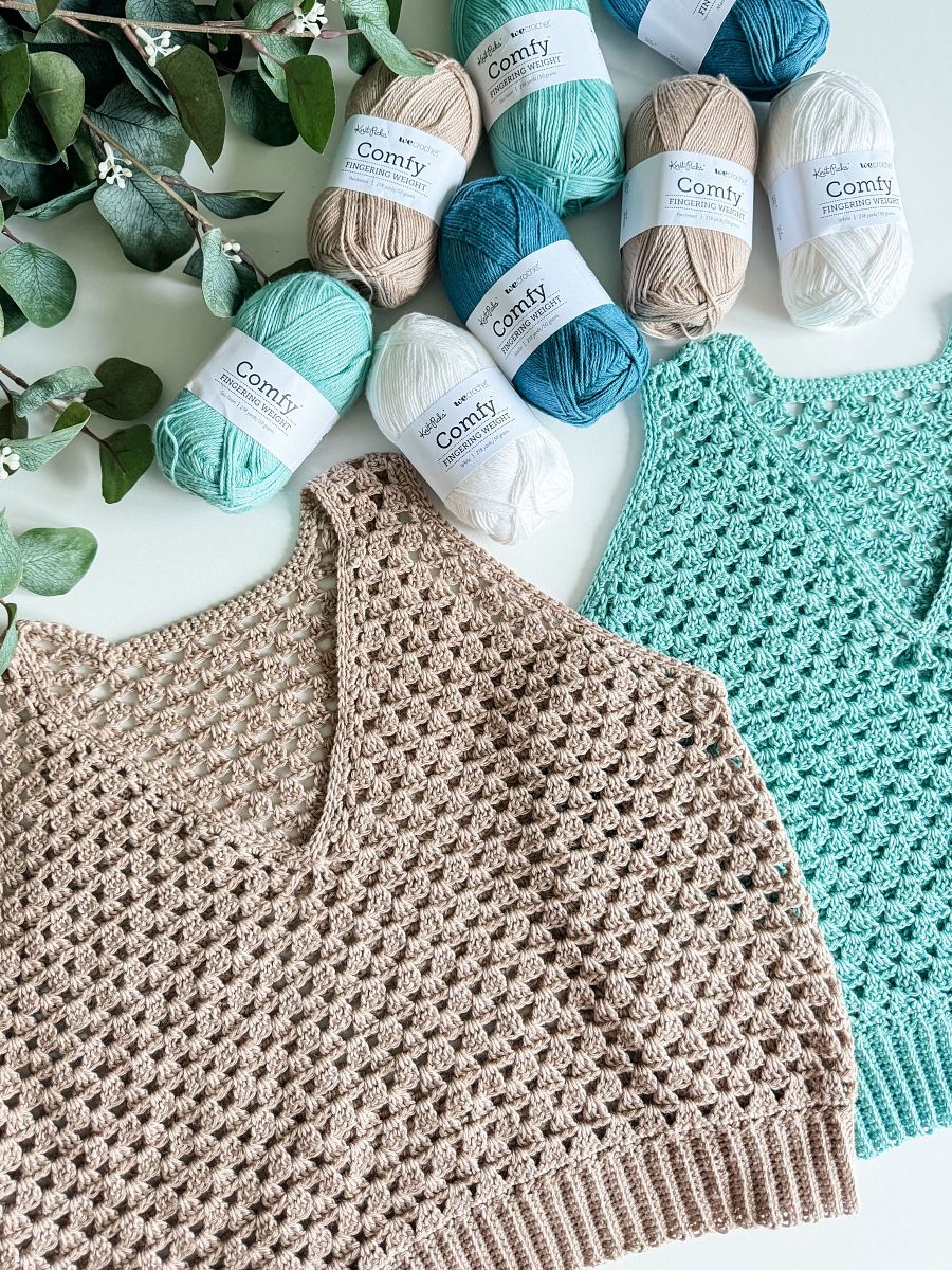 Granny Stitch Tank Top Crochet Pattern product image (3)