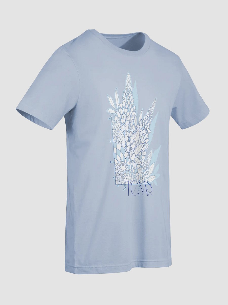 Texas in Bloom: Minimal Bluebonnet Line Art Tee product image (89)