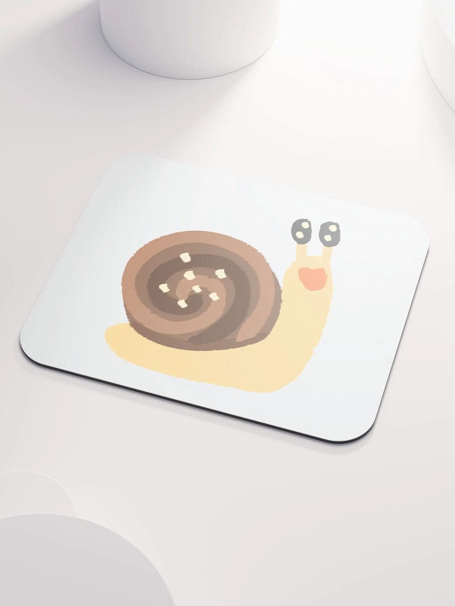 Silly Snail \ small mouse pad product image (3)