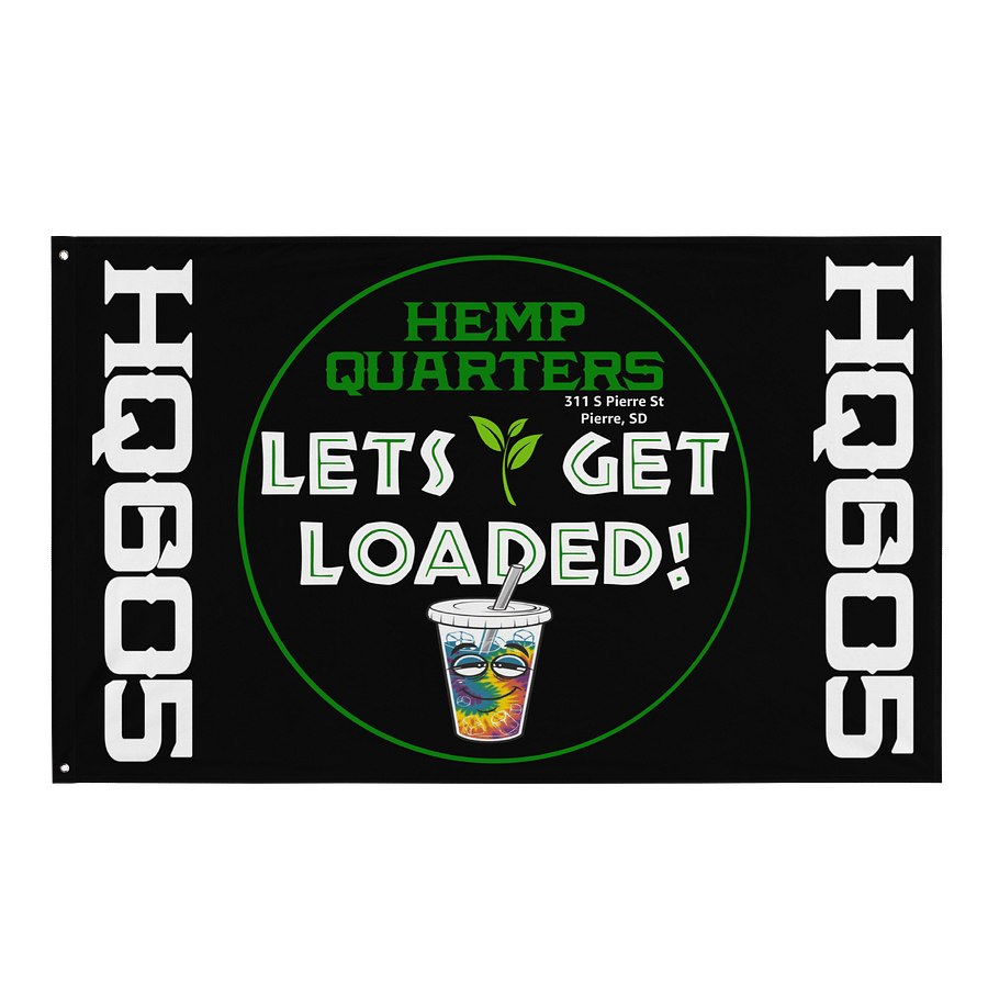Let's Get Loaded Wall Flag product image (2)
