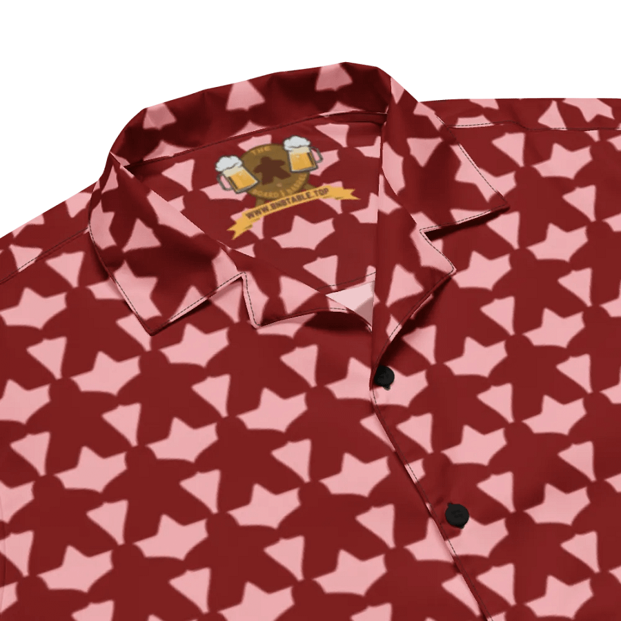 Meeple Hawaiian Shirt (Red) product image (3)