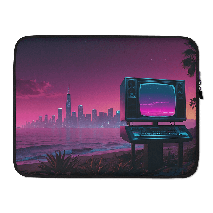 Retro Signal | REIDOS Sonic Healing Laptop Sleeve product image (2)