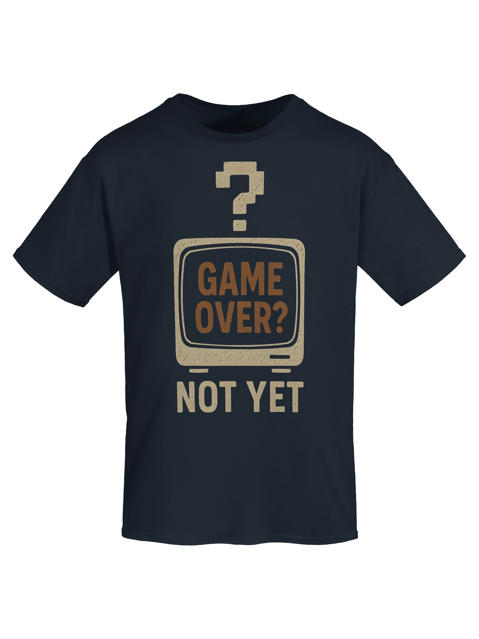 Game Over? Not Yet — Retro Gamer Motivation Tee product image (7)