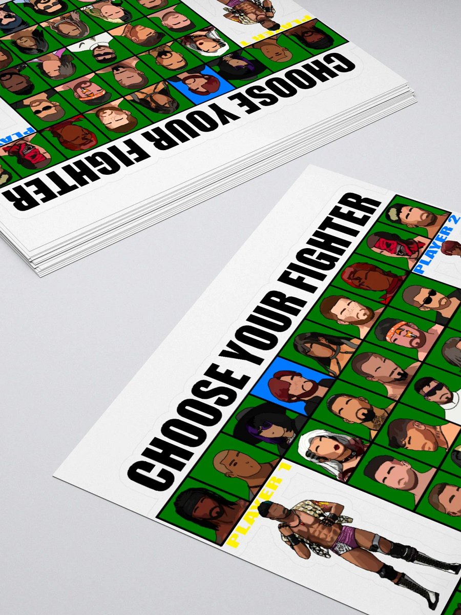 PEPW Choose Your Fighter Curk vs Connor Sticker product image (4)
