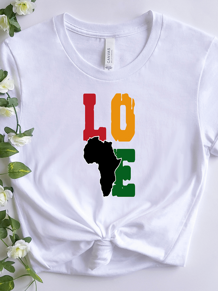 Africa Love: Custom Sublimation Tee for Black History Month product image (1)