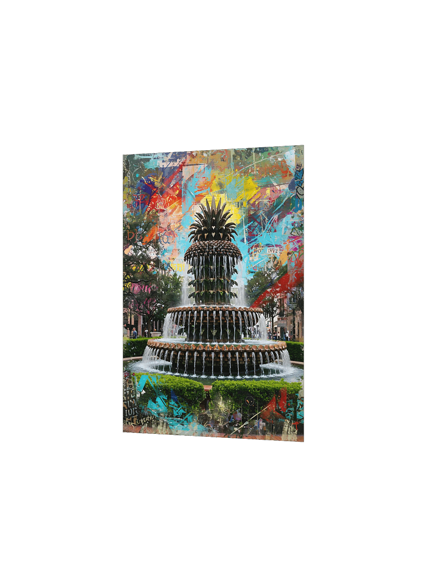The Pineapple Fountain: A Burst of Charleston Color Poster product image (13)
