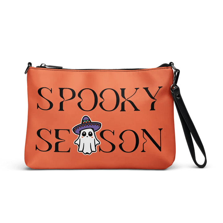 Spooky Season Sombrero Ghost Flip-Sided Faux Leather Crossbody Bag product image (1)