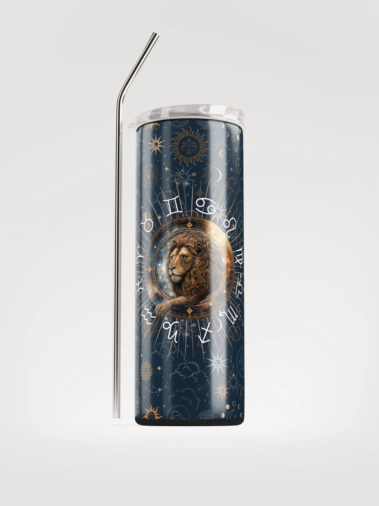 Leo Zodiac Stainless Steel Tumbler | Eco-Friendly Design! product image (1)