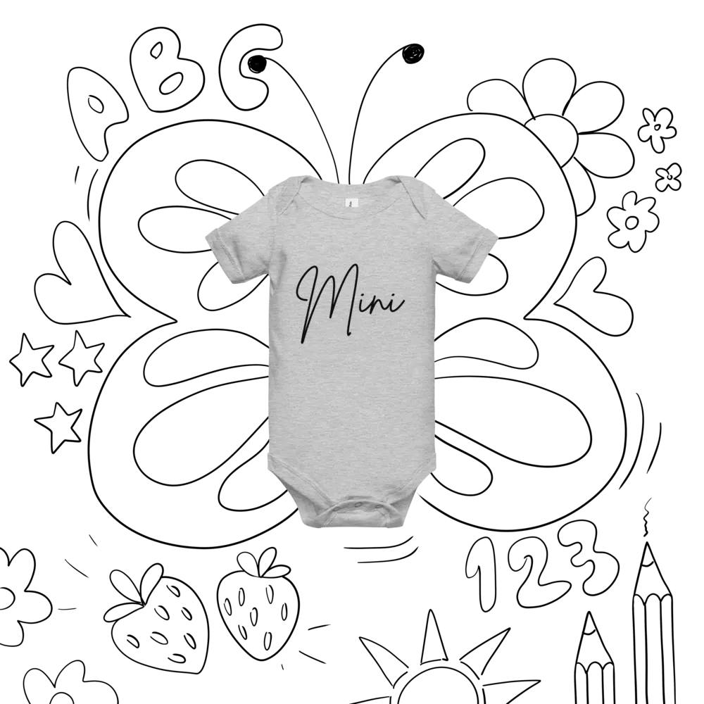 Mamma and mini matching unisex onesie product image (23)