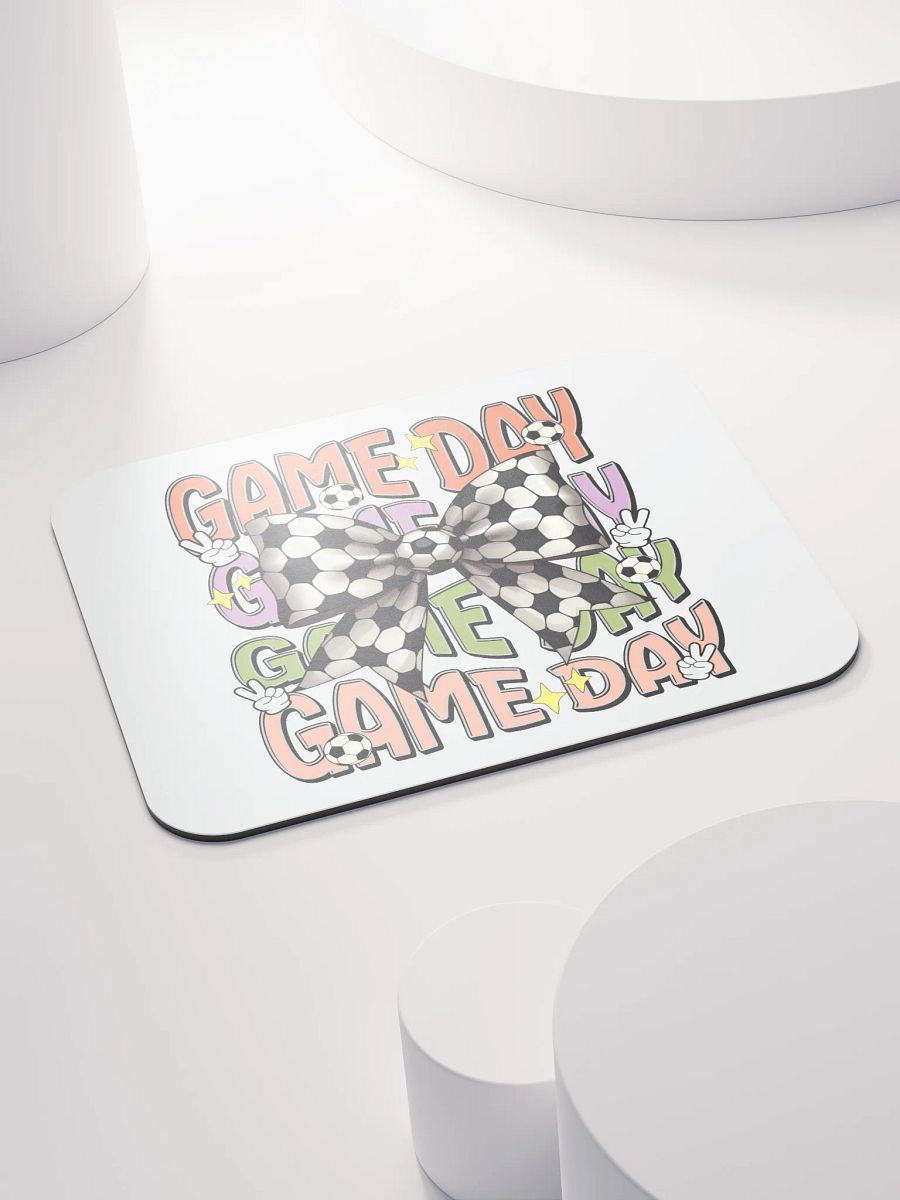 Game Day Bow Soccer Mouse Pad product image (4)