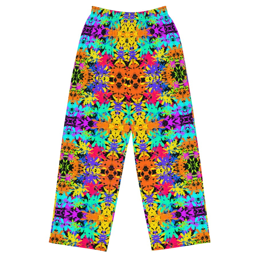 Coloured Leaves Unisex Wide Leg Bottoms product image (4)