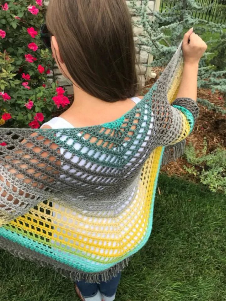 It's Shawl Good Cardigan Crochet Pattern product image (1)