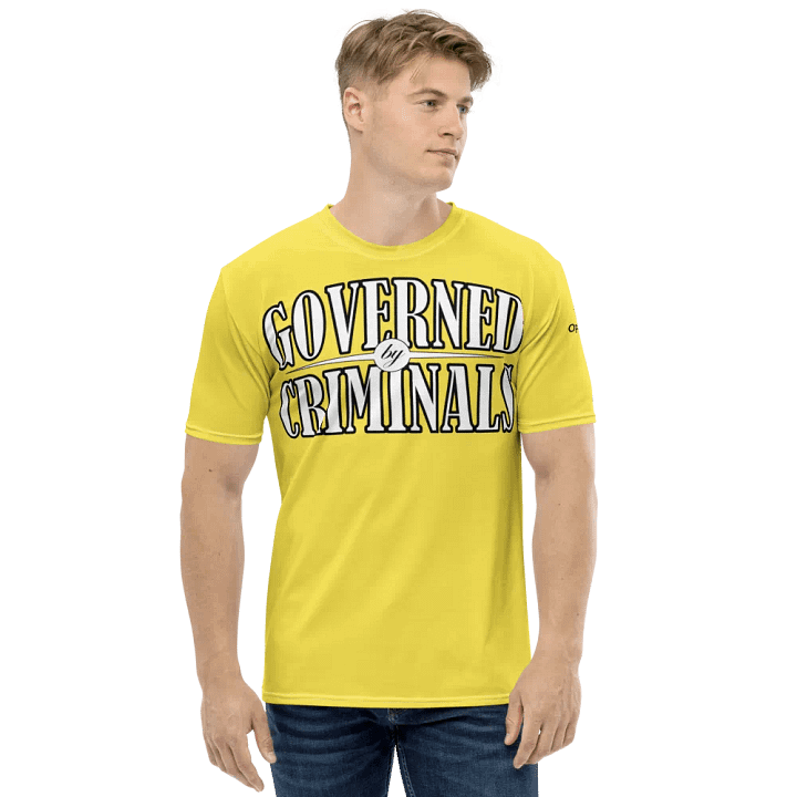 Governed By Criminals - UK - Yellow - Crew Neck T-Shirt product image (1)