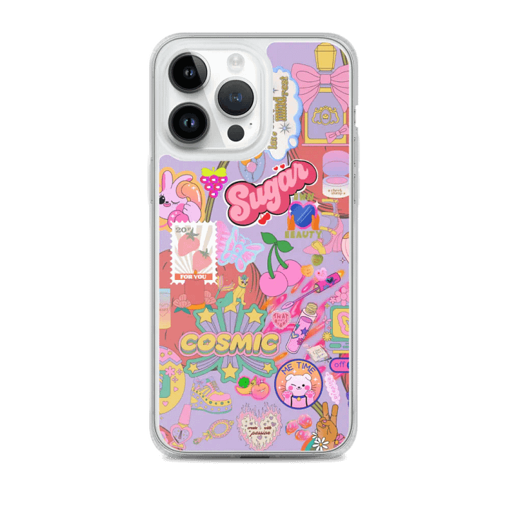 Whimsical Cosmic Collage iPhone® MagSafe® Case product image (2)
