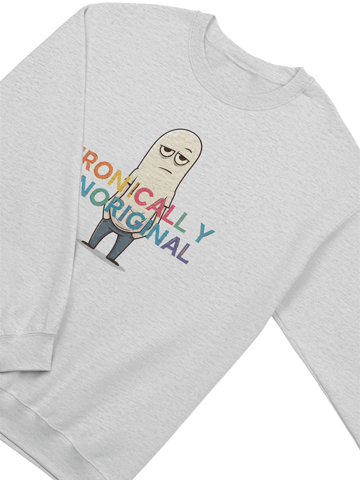 "Ironically Unoriginal" Classic Crewneck Sweatshirt product image (2)