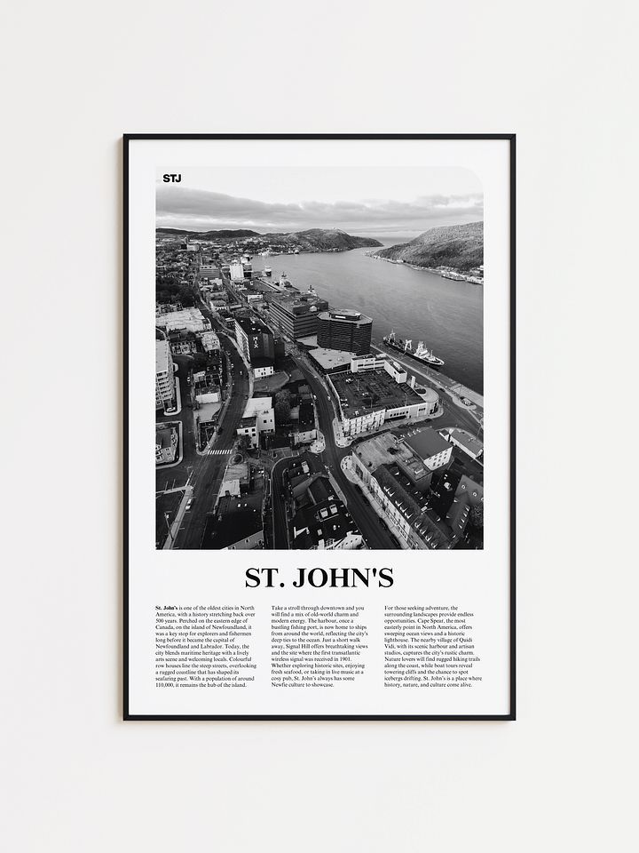 St. John's 01 Newspaper Poster product image (1)