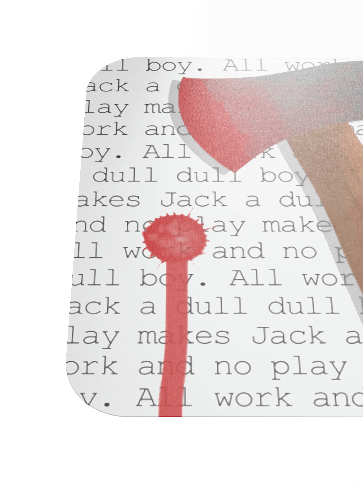 "All Work" Mouse Pad product image (6)