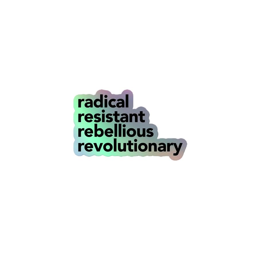 Radical Resistant Sticker product image (1)