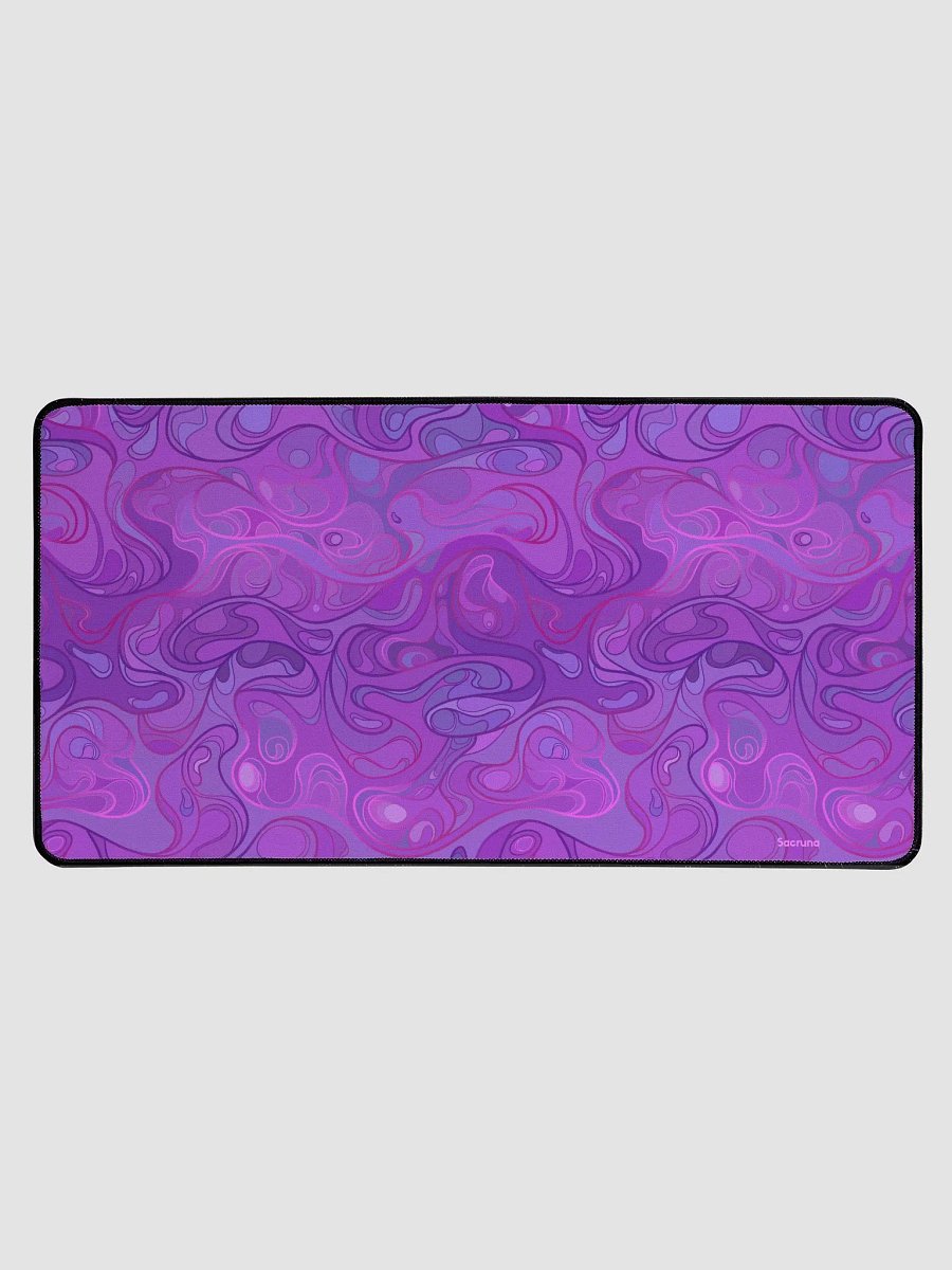 PURPLE SWIRL - Desk mat 15.5 x 31
