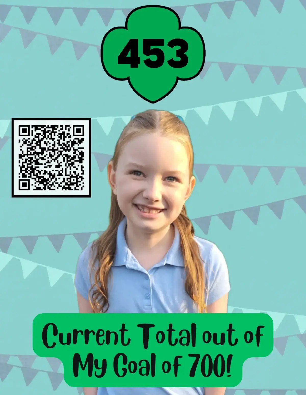 I Know this a real long shot but, If anyone is still wanting to help my daughter reach her TOP GOAL, we are currently having Flat Rate Shipping on 4-8 boxes! Our site is only up till the end of the day to my understanding! Her top goal is 700 so she could go to a waterpark that she hasn't been to since she was a baby! We would appreciate any help, Thank You!! https://digitalcookie.girlscouts.org/scout/liliana259385