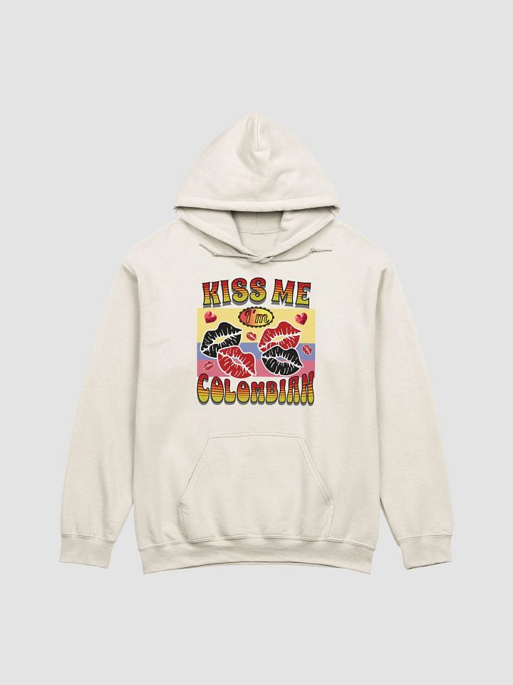 Kiss Me I'm Colombian Graphic Hoodie product image (17)