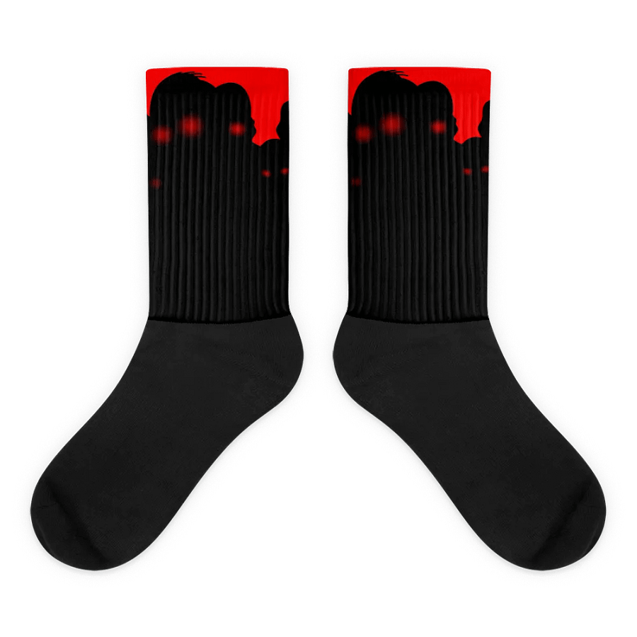 Glowing Silhouette Sublimated Socks product image (1)