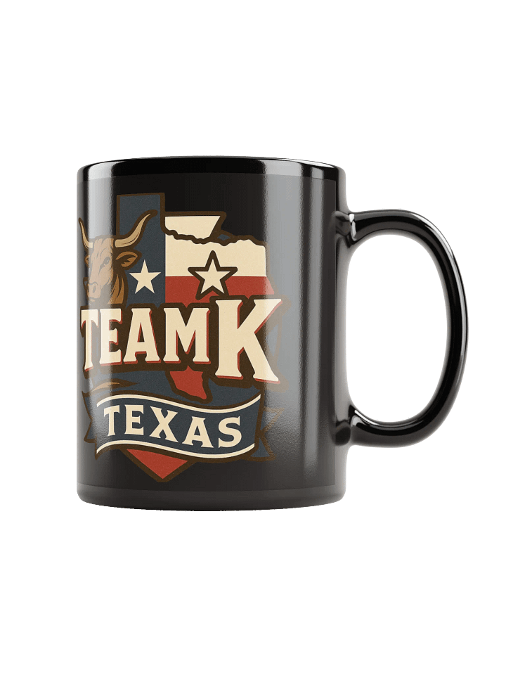 Team K Texas Black Mug product image (2)