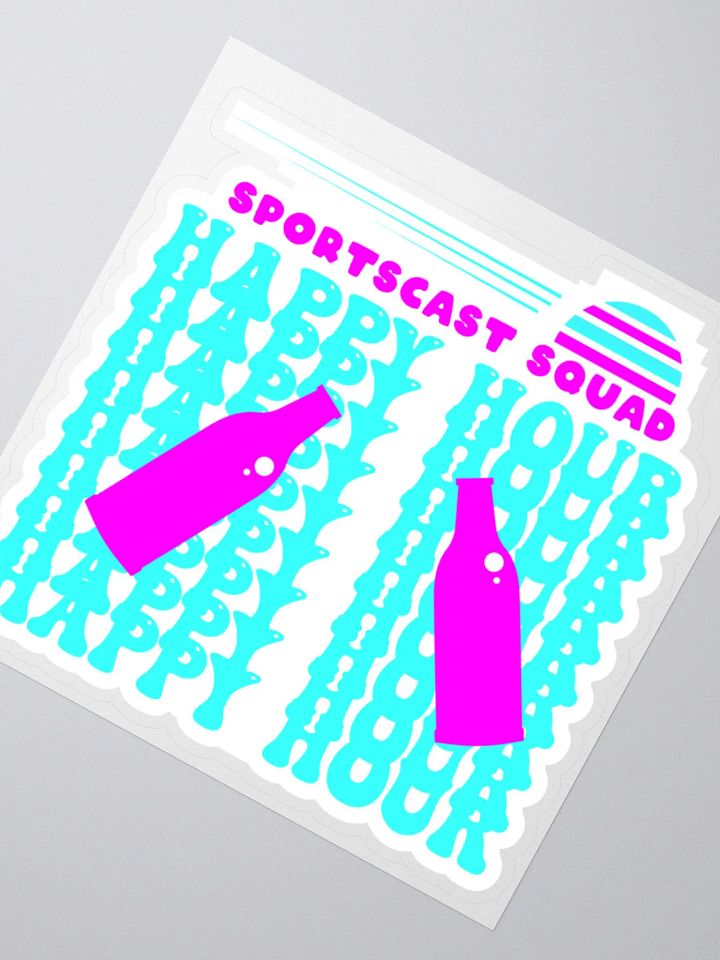 HAPPY HOUR BEER STICKER product image (2)
