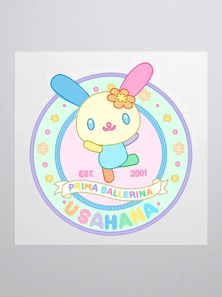 Rainbow Bunny Sticker product image (2)