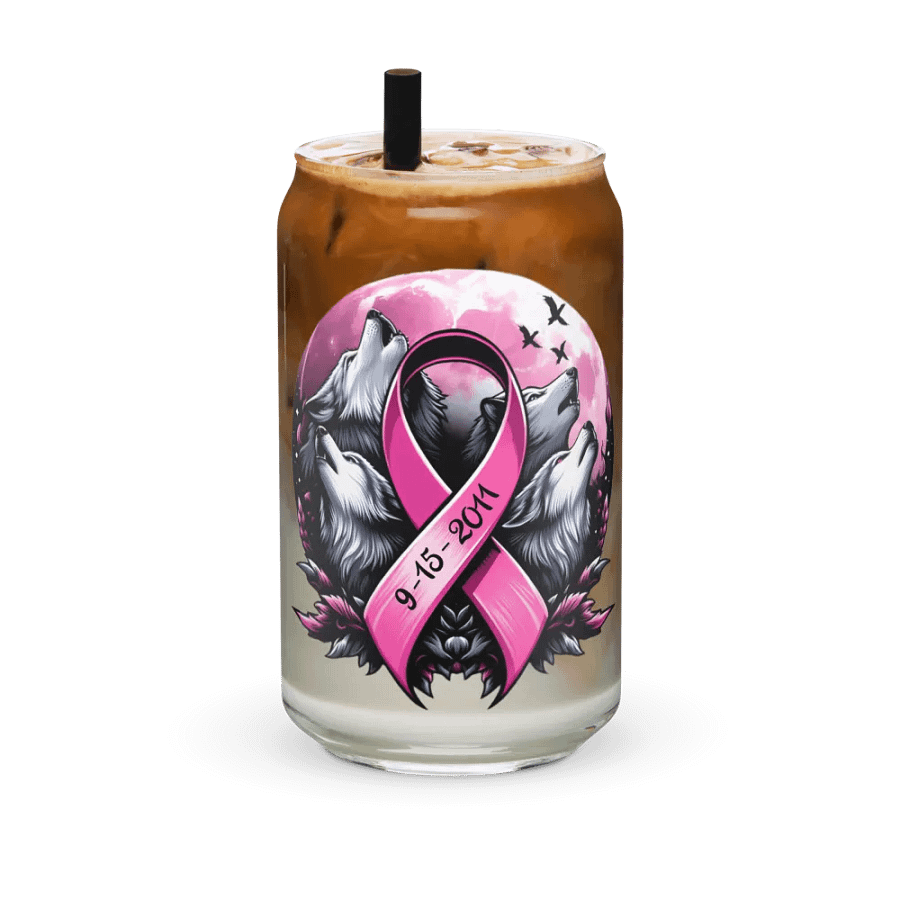 Wolves for Hope Can Glass product image (9)