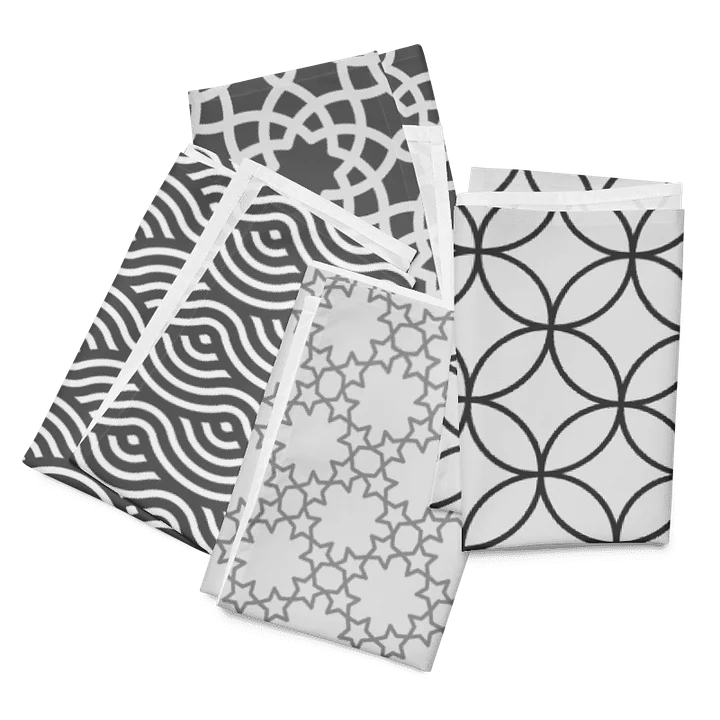 Starry Geometric Cloth Napkin Set product image (2)