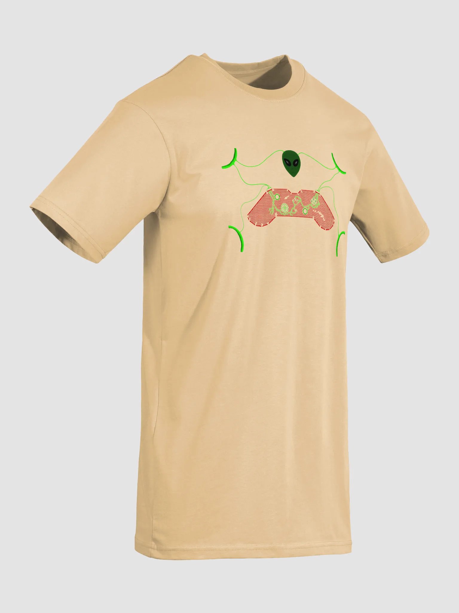 Galactic Gamer Alien Men's Tee product image (2)