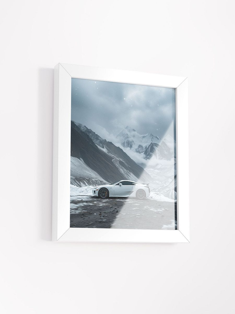 Lexus LFA in Mountains Poster product image (11)
