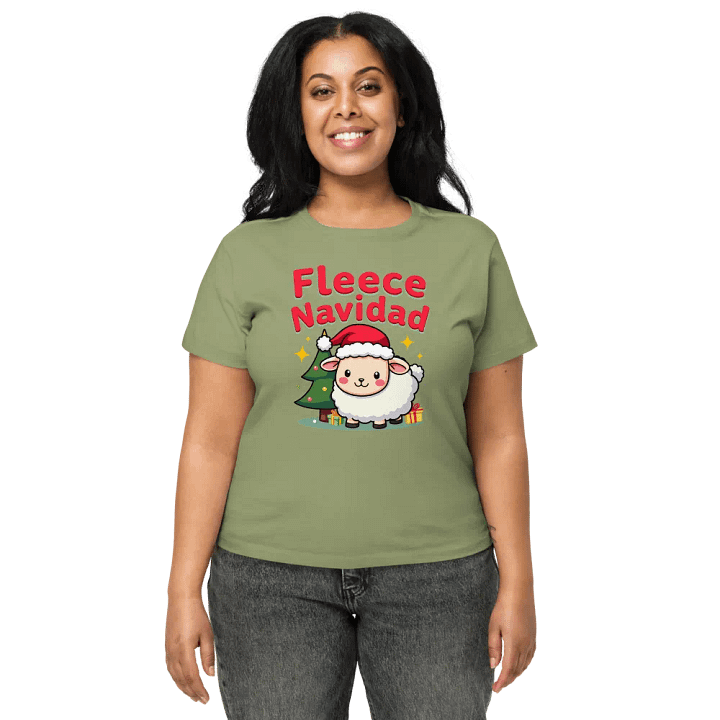 Fleece Navidad High-Waisted Tee product image (6)