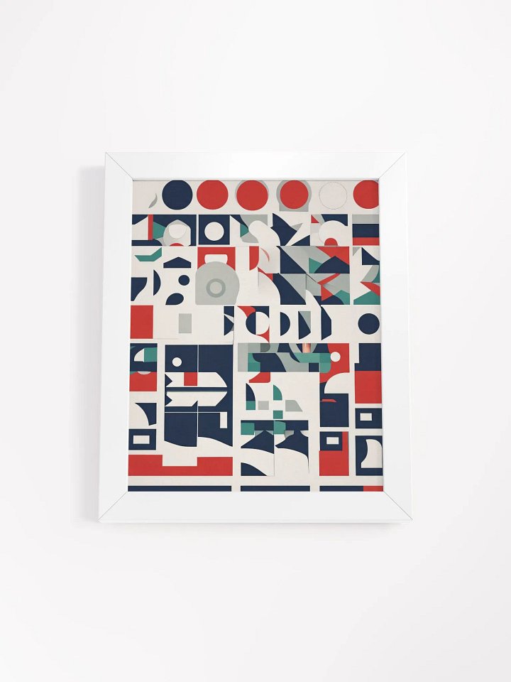 Geometric Fusion Framed Poster product image (9)