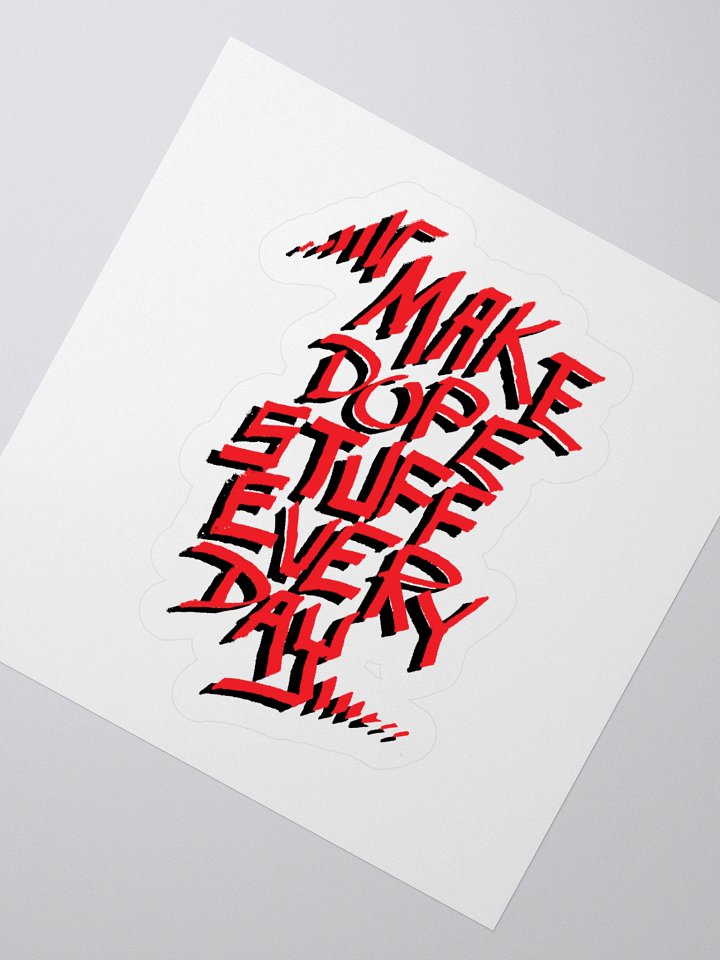 Dope Stuff Graffiti Kiss Cut Stickers product image (6)
