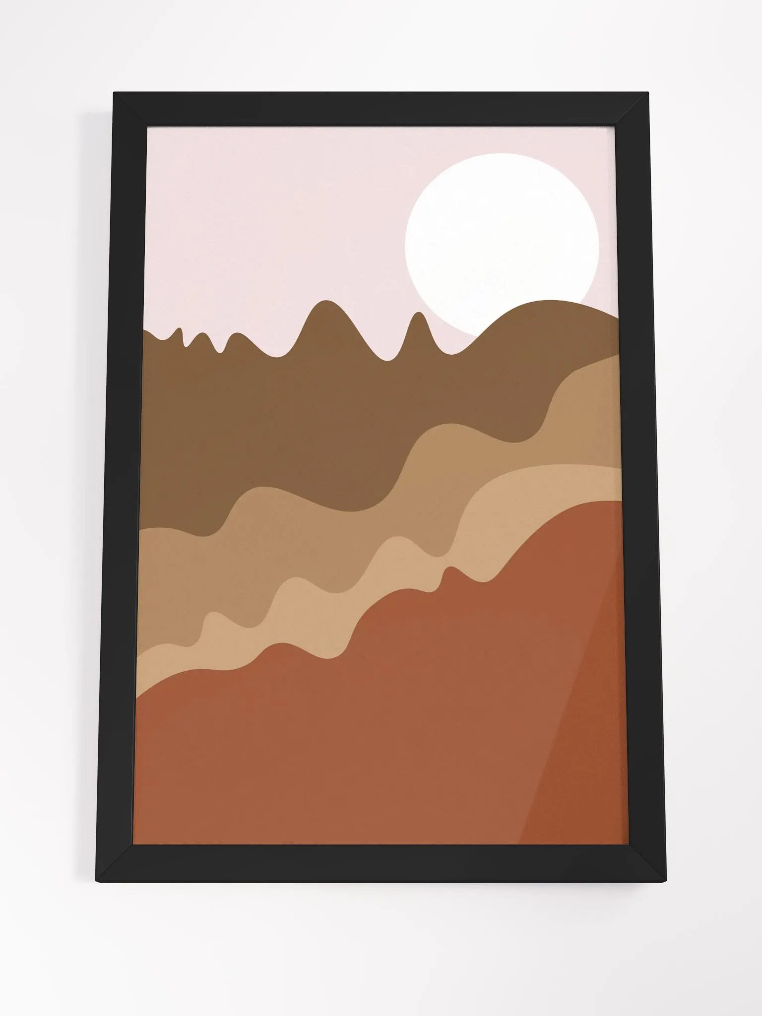 Sunset Waves Framed Art Poster product image (24)