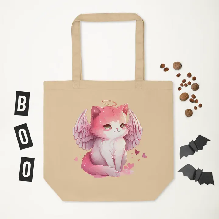 Angel Kitten Fantasy Eco Tote product image (2)