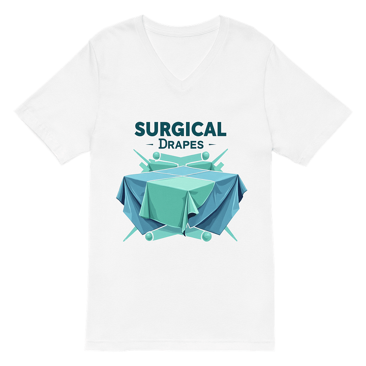 Sterile Teal Surgical Drapes Print Tee product image (6)