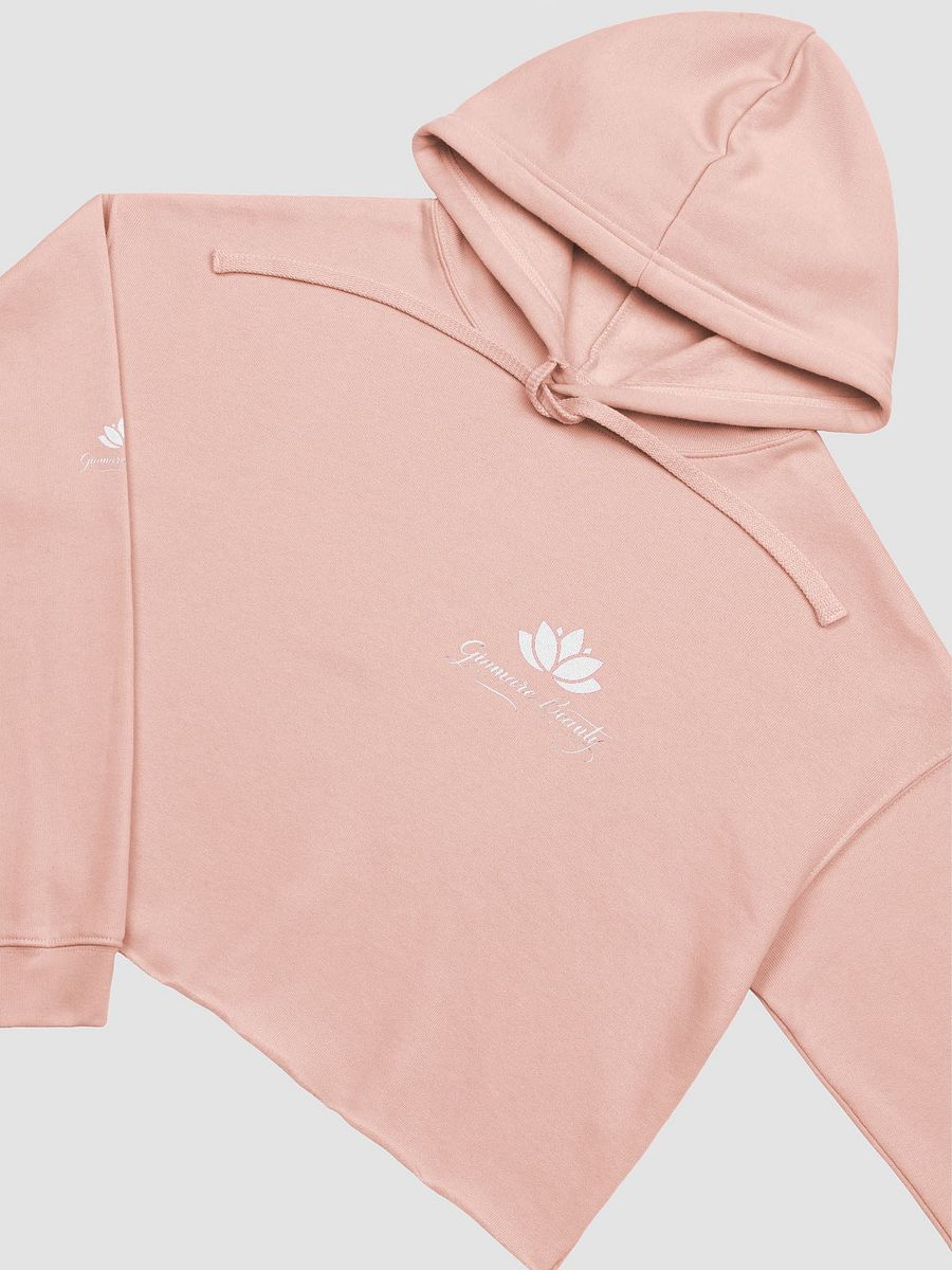 Copy of Floral Beauty Nail Designer Crop Hoodie white product image (19)
