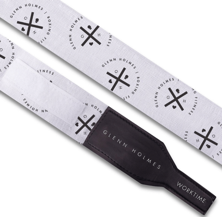 Glenn Holmes 'Worktime' Boxing Hand Wraps - White product image (1)