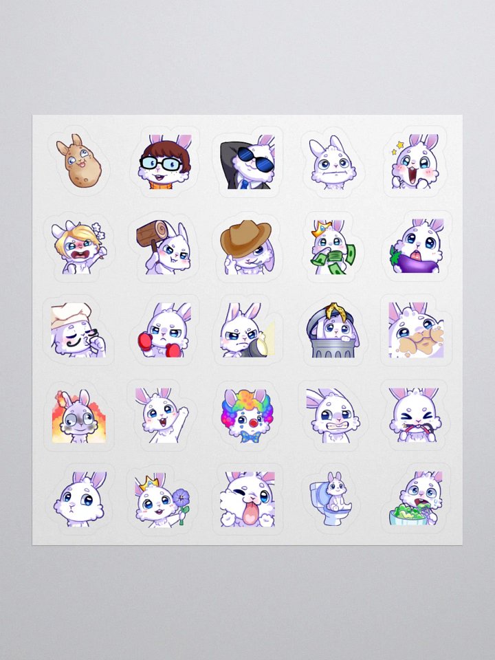 25 Emote Stickers product image (1)