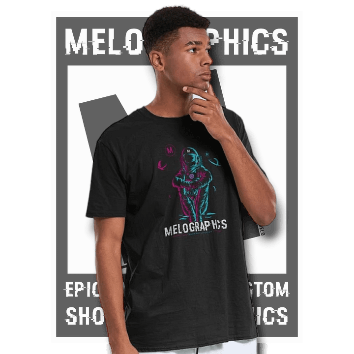#MeloCrew Vibes: Duotone - Basic T-Shirt | #MadeByMELO product image (2)