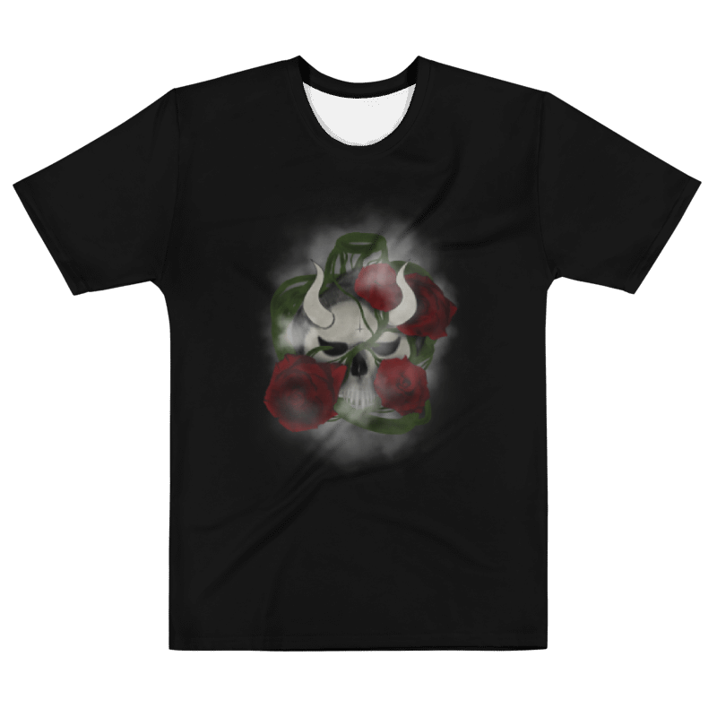 Skull and Rose T-shirt product image (1)