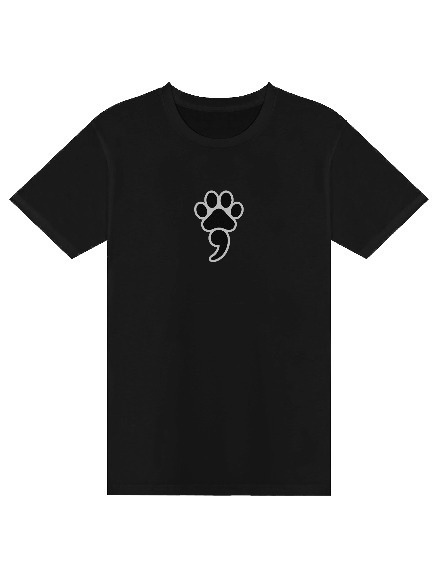 🐾 Paw Semicolon T-Shirt | Symbol of Strength, Hope & Companionship product image (10)
