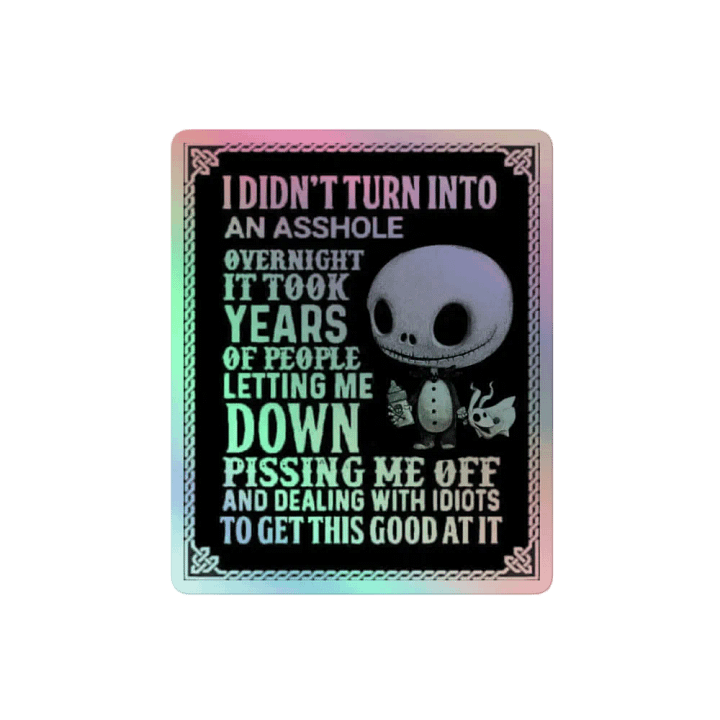 im good at being an asshole holo product image (2)
